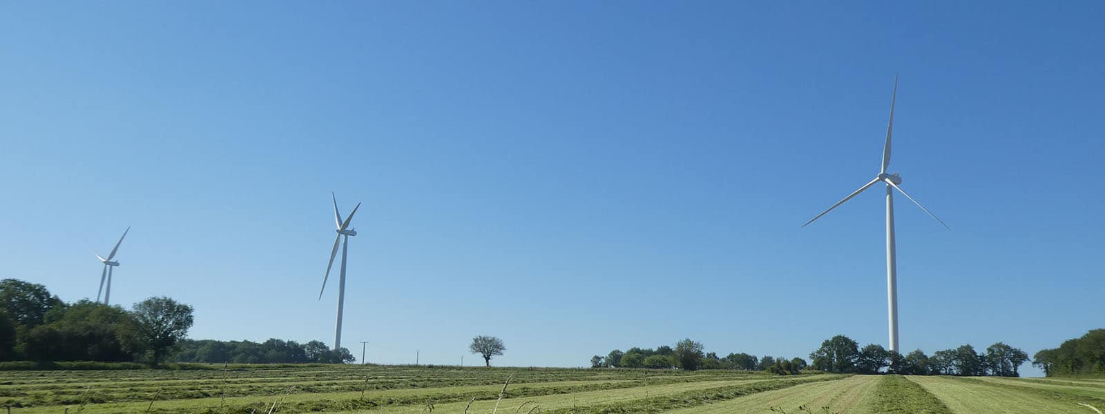 Le parc éolien de Saint-Aubin-des-Châteaux (Loire Atlantique - 44)