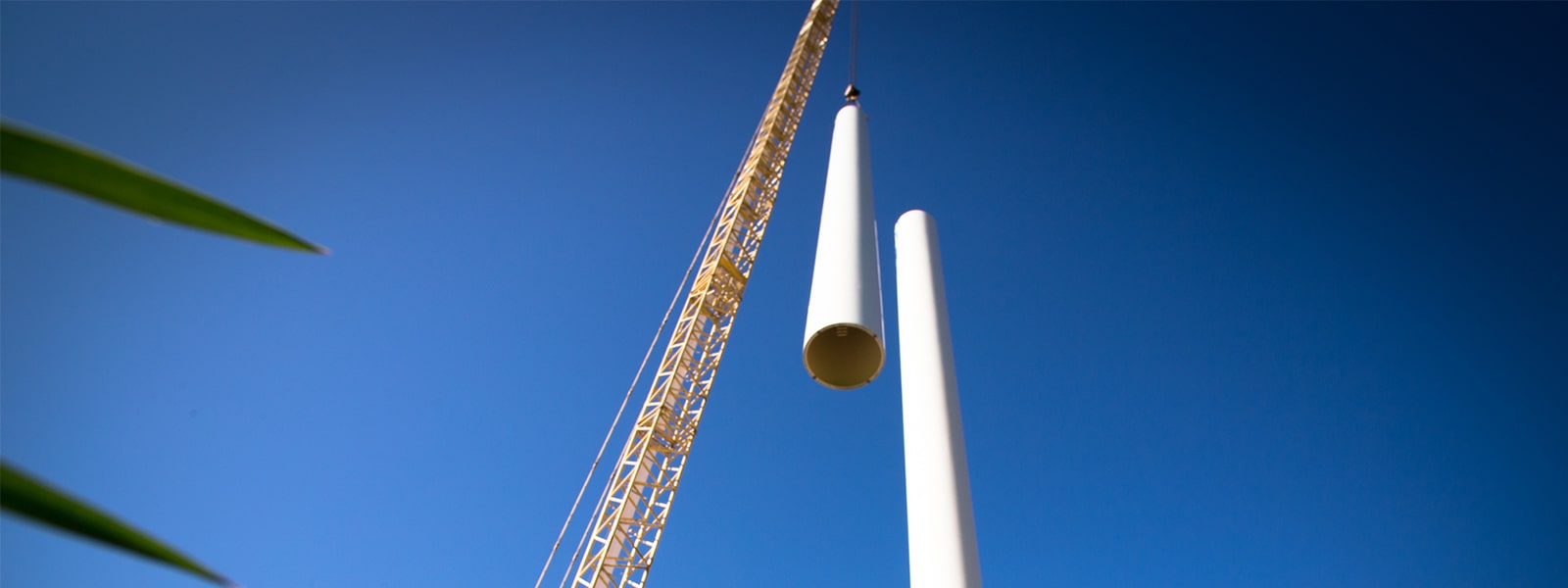 Construction du parc éolien de Thory dans l'Yonne