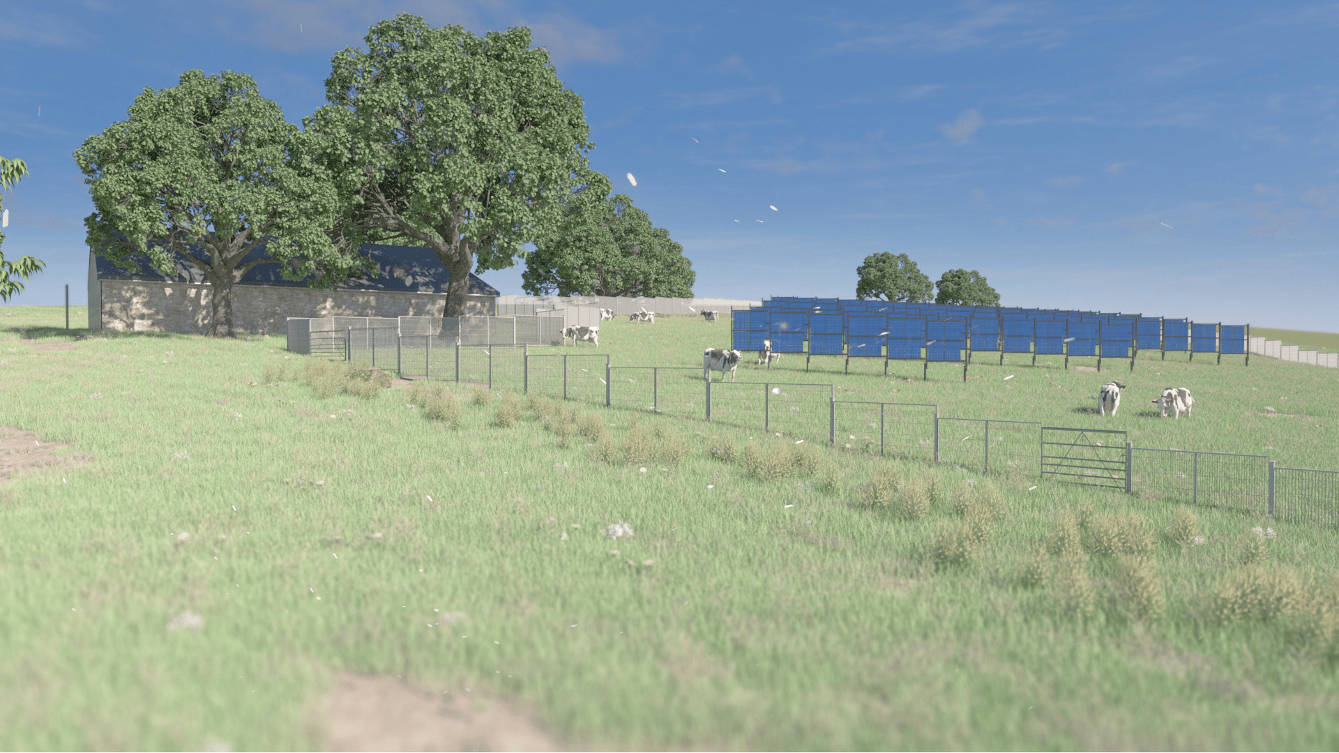ENGIE Green X INRAE : construction d’un démonstrateur agrivoltaïque vertical