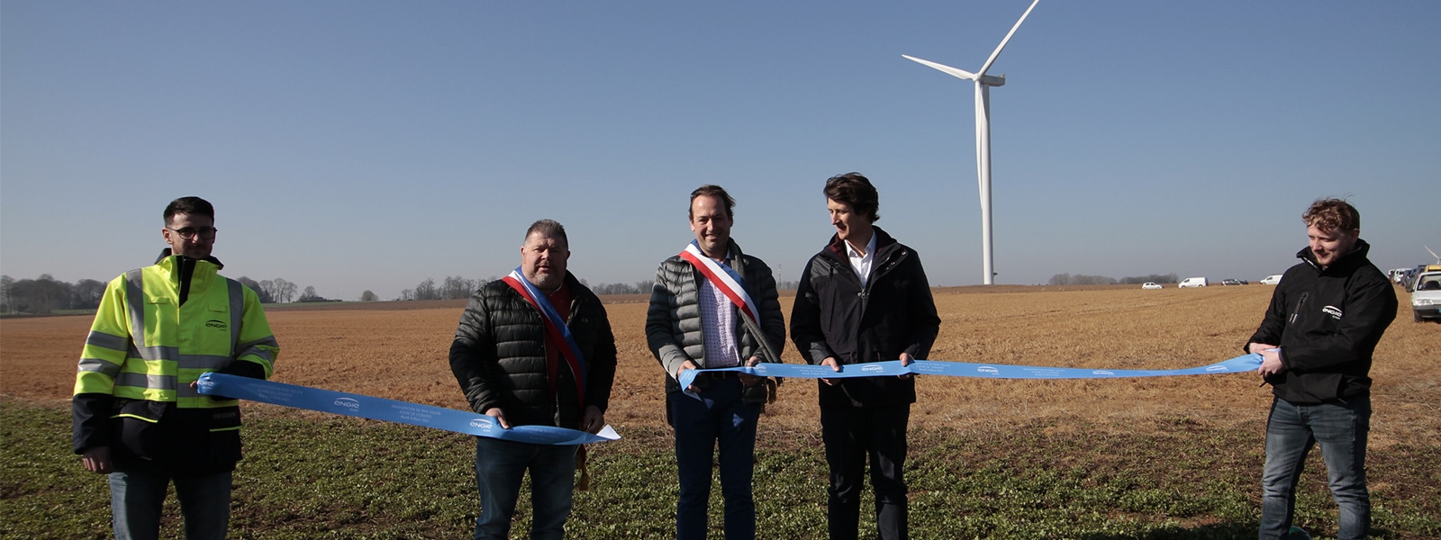 Inauguration du parc éolien de la Plaine de L’Etantot (76)
