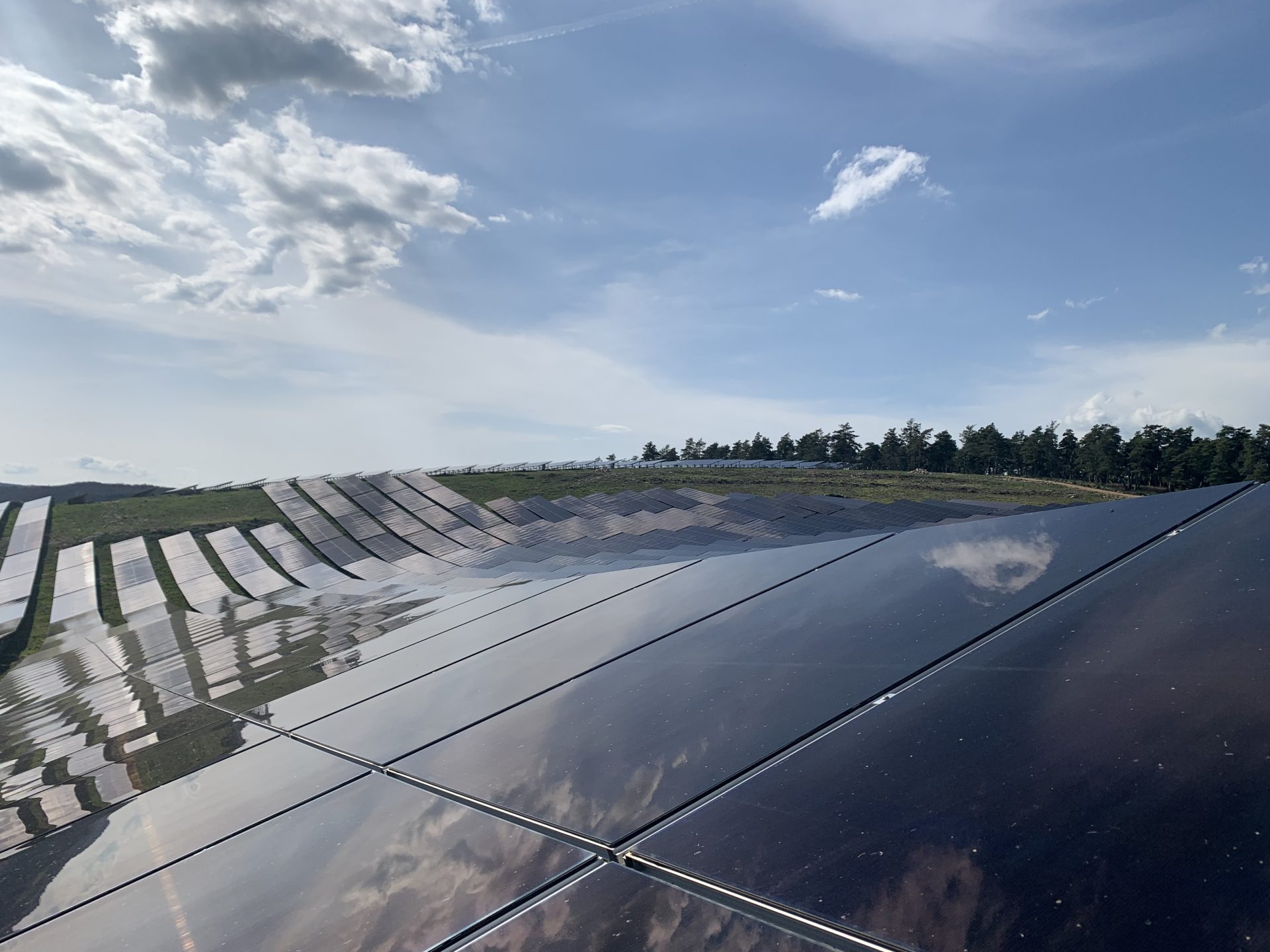 Inauguration du parc solaire photovoltaïque de La Tieule, en Lozère