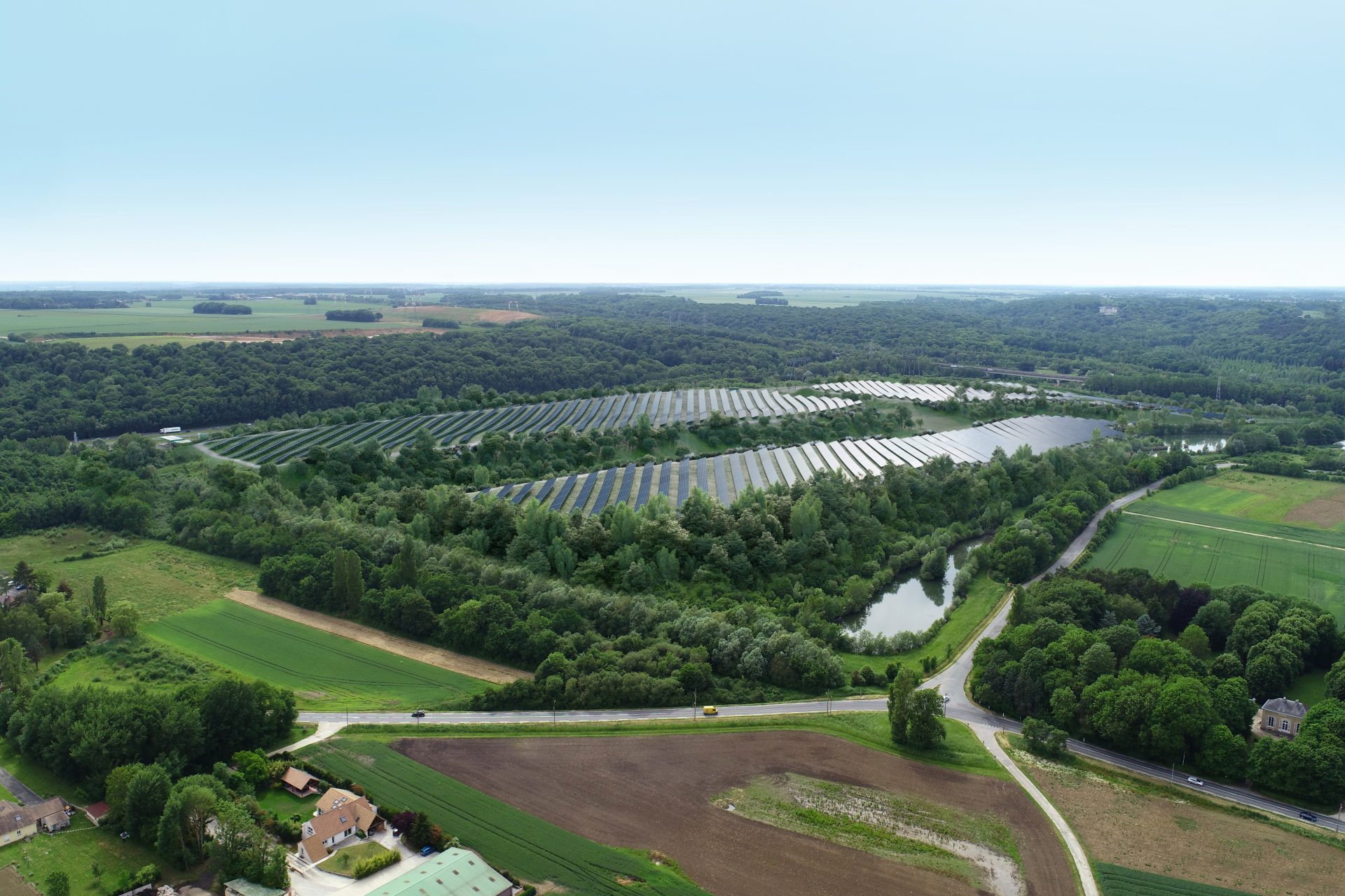 ENGIE Green Parc Photovoltaique – integration aerienne
