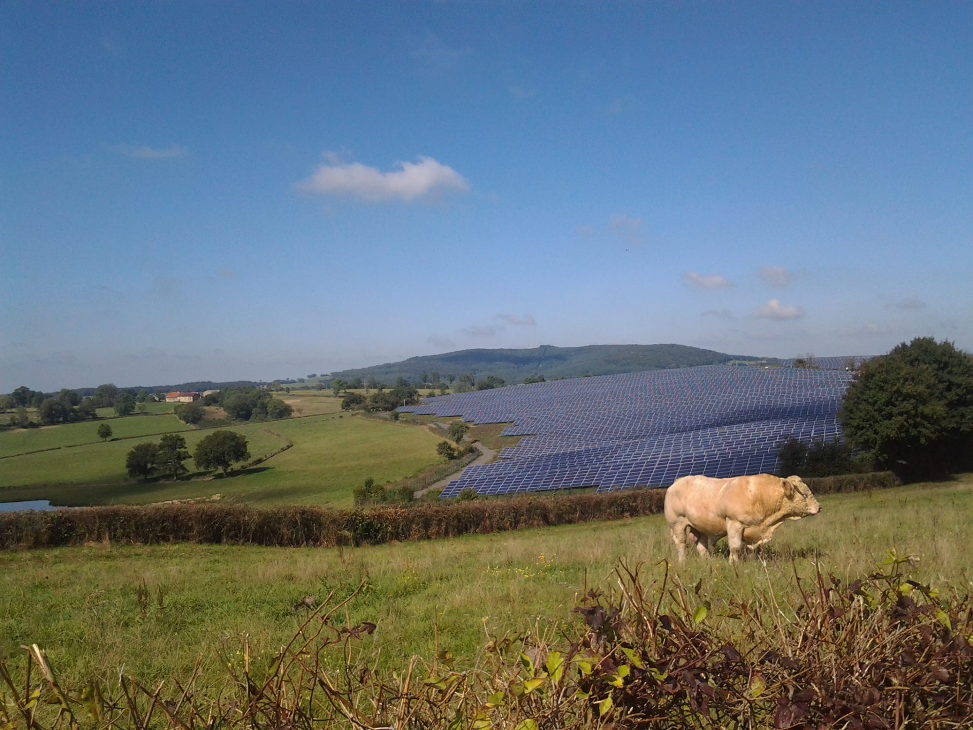 Ovin centrale solaire Chalmoux
