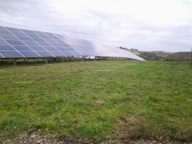 La centrale photovoltaïque de Chalmoux