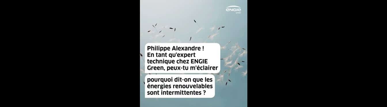 Philippe Alexandre, les EnR  sont elles intermittentes ?
