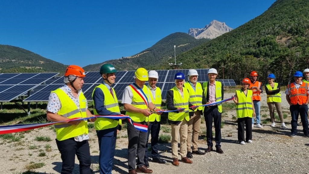 Inauguration du parc solaire photovoltaïque de Lucy à Montceau-les-Mines (71)
