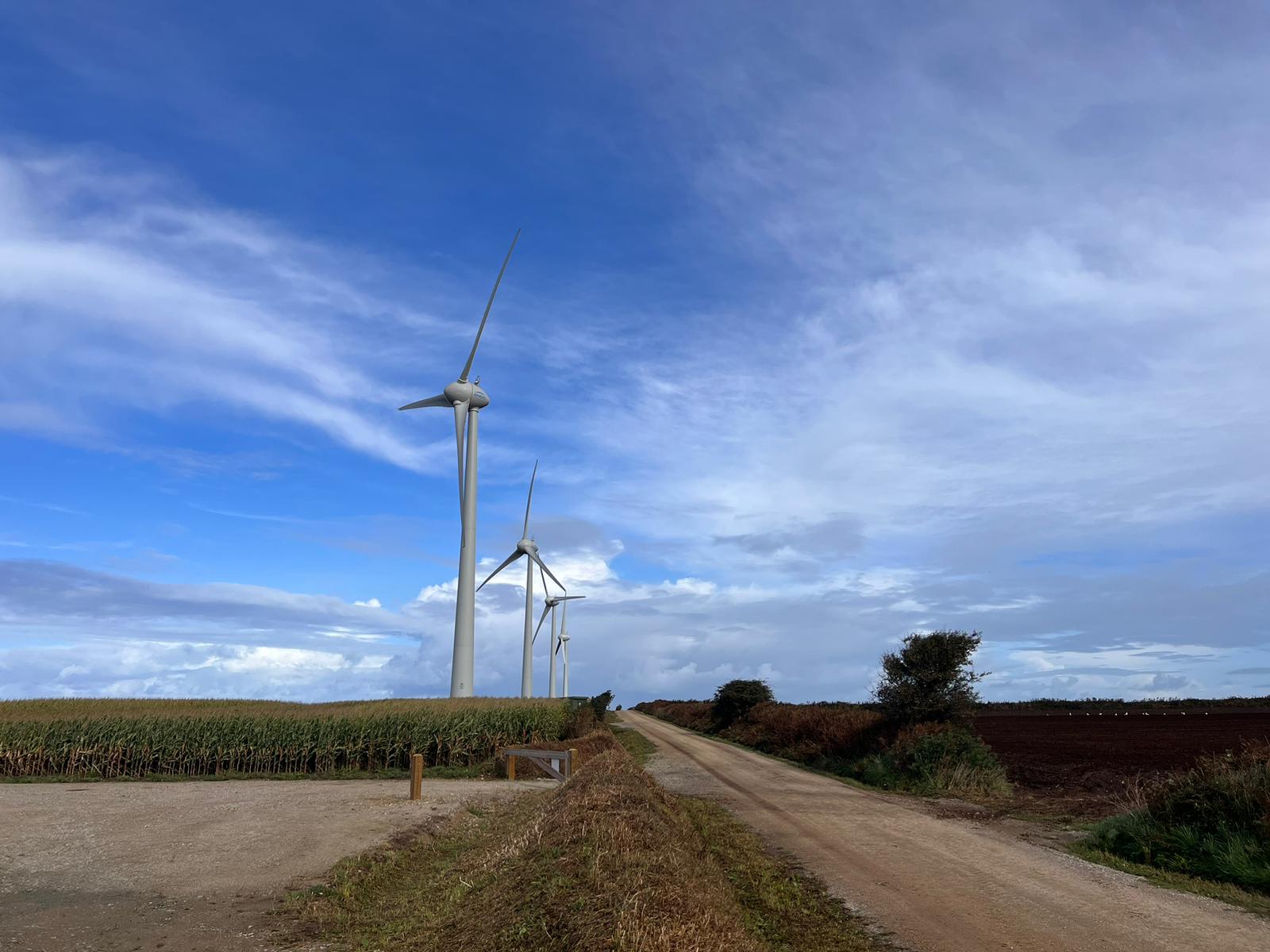 Inauguration du parc éolien renouvelé de Plouarzel (Finistère)