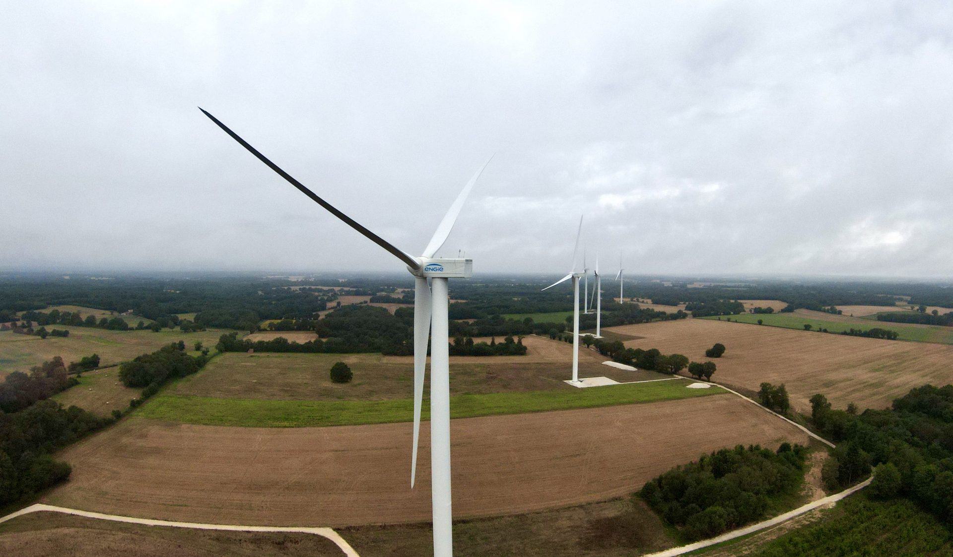 Inauguration du parc éolien de Turgon (Charente)