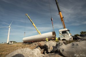 démantèlement parc éolien Port la Nouvelle