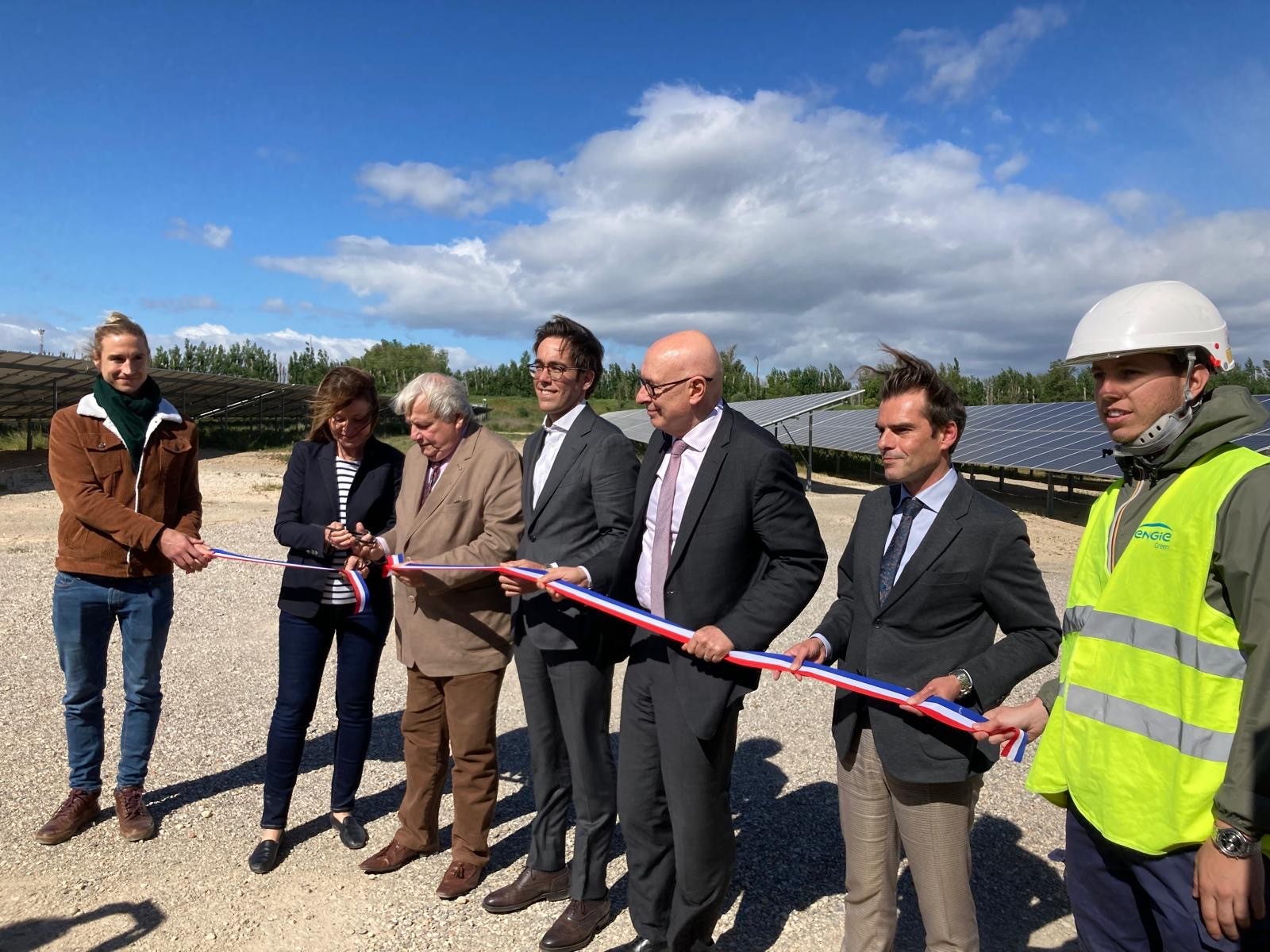 Inauguration du parc solaire photovoltaïque d’Artillerie à Istres (13)
