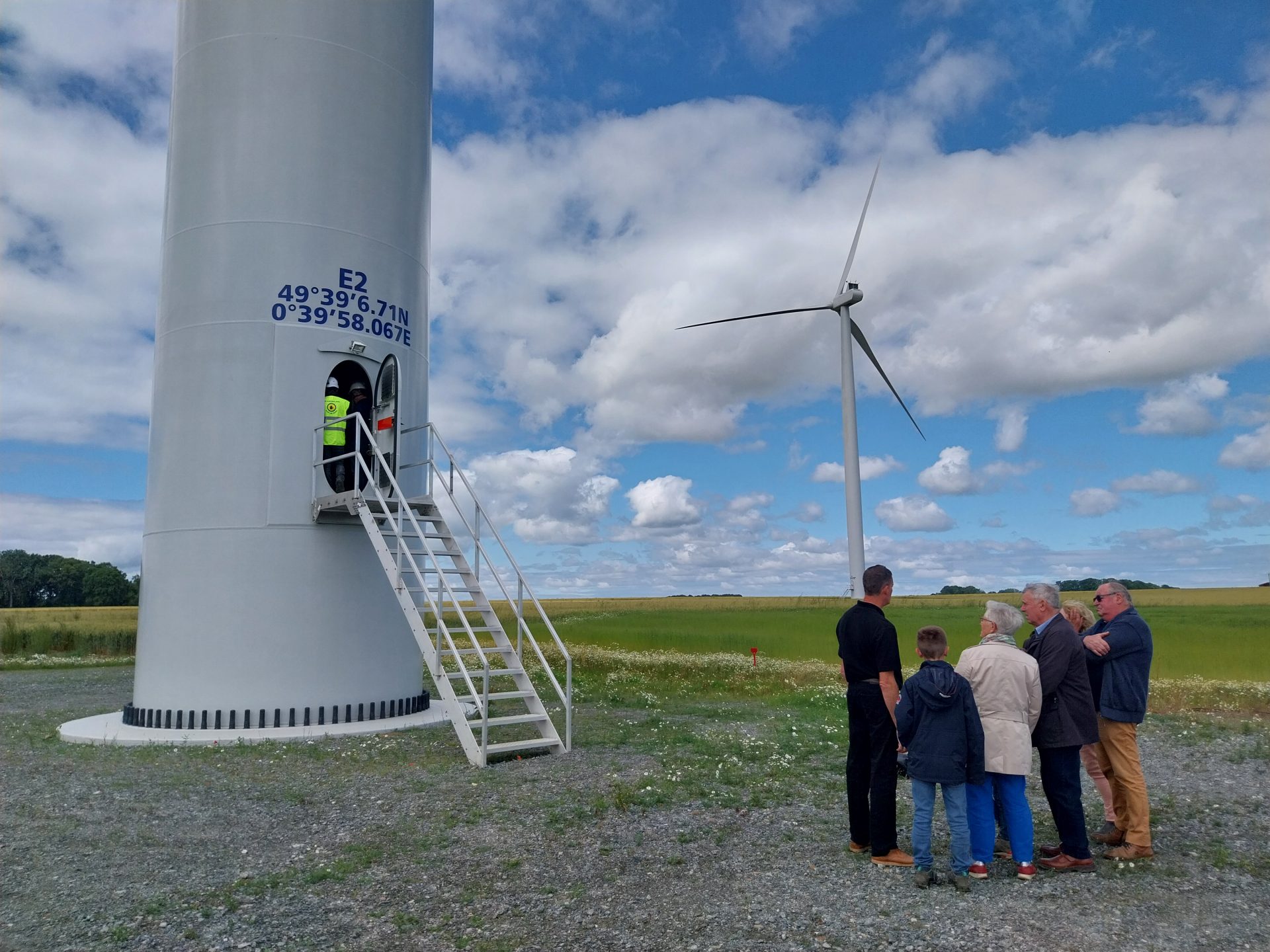 Inauguration du parc éolien d'Envronville