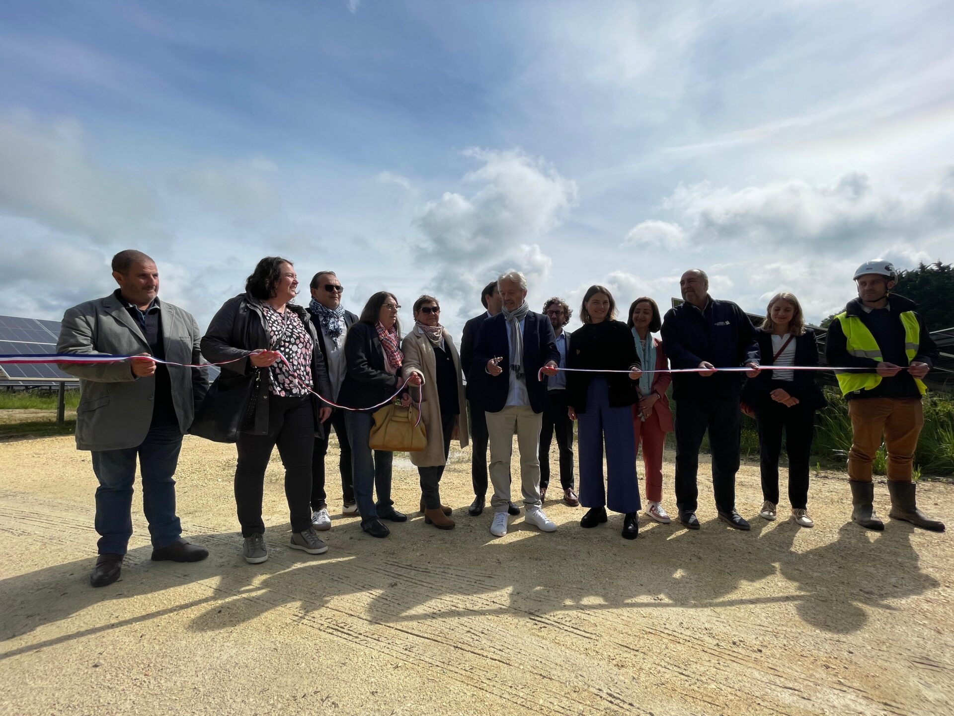 Inauguration de la centrale photovoltaïque sur le site de la Ferme de Magné en Charente-Maritime 