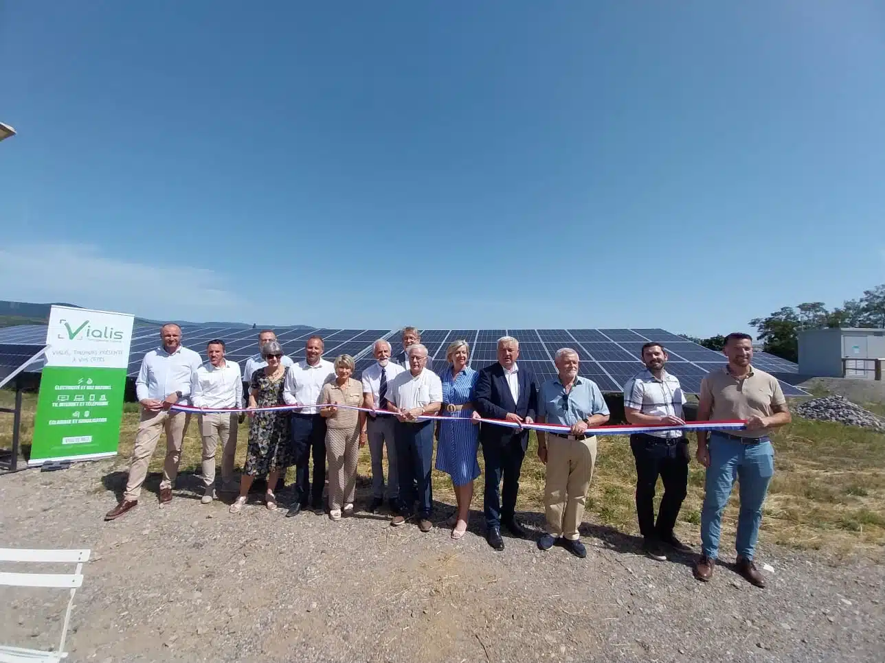 Inauguration de la centrale photovoltaïque de Ligélios
