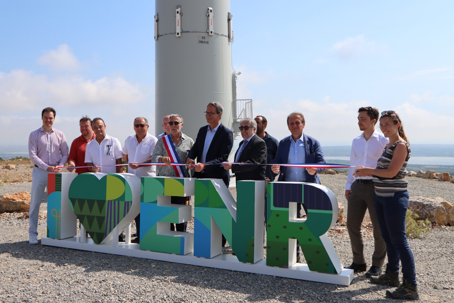 Inauguration du parc éolien renouvelé de Fitou
